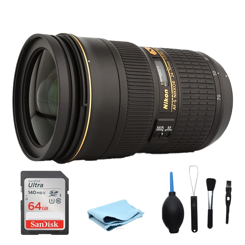 

Nikon AF-S 24-70mm f/2.8G ED Lens For Nikon SLR cameras D610 D600 D750 D810 D800 D800E D850