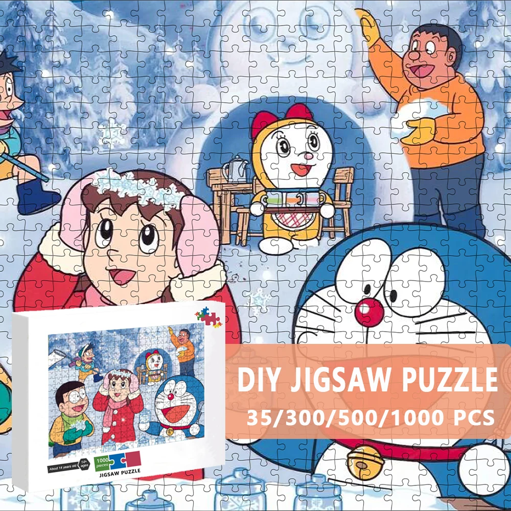 300/500/1000Pcs Jigsaw Puzzle Doraemon Decompression Assembling Picture Cartoon Puzzles Toy for Adult Kids Game Educational Toys
300/500/1000Pcs Jigsaw Puzzle Doraemon Decompression Assembling Picture Cartoon Puzzles Toy for Adult Kids Game Educational Toys