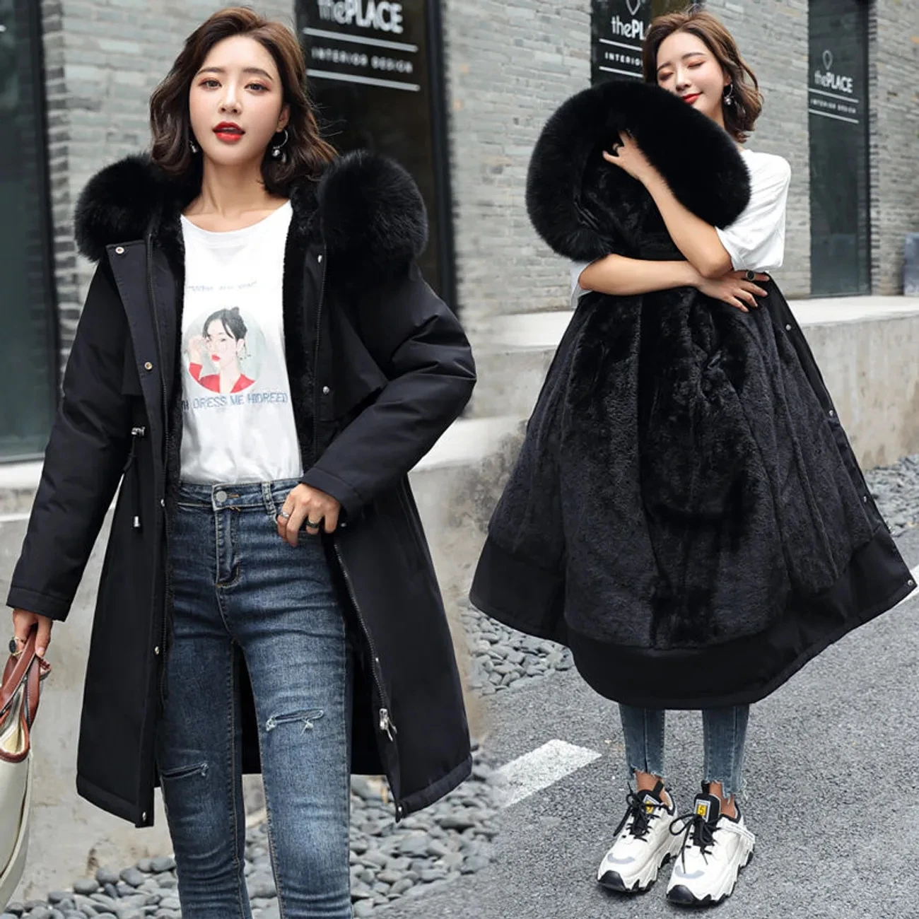 Women Winter Jacket 2023 New Thicken Cotton Padded Jacket Women Parkas Korean Loose Wool Liner Plus Velet Outwear Warm Snow Coat
Women Winter Jacket 2023 New Thicken Cotton Padded Jacket Women Parkas Korean Loose Wool Liner Plus Velet Outwear Warm Snow Coat