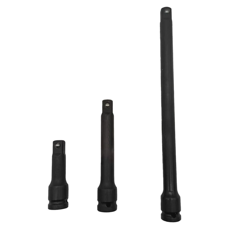 3Pcs 1/2-Inch Drive Impact Socket Extension Bar Set Cr-V Steel 3 Inch, 5 Inch, 10 Inch Hand Tool Auto Repair Tools Easy To Use 
3Pcs 1/2-Inch Drive Impact Socket Extension Bar Set Cr-V Steel 3 Inch, 5 Inch, 10 Inch Hand Tool Auto Repair Tools Easy To Use