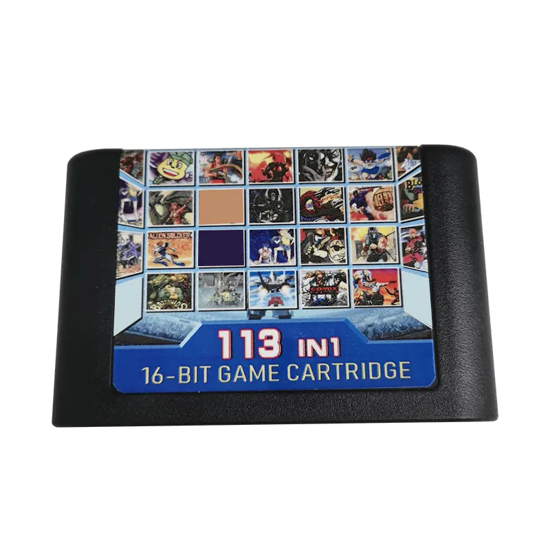 16 BIT MD Game Card - 113 in 1 Classic Collections Genesis Multicart Cartridge For Mega Drive Original Console
16 BIT MD Game Card - 113 in 1 Classic Collections Genesis Multicart Cartridge For Mega Drive Original Console