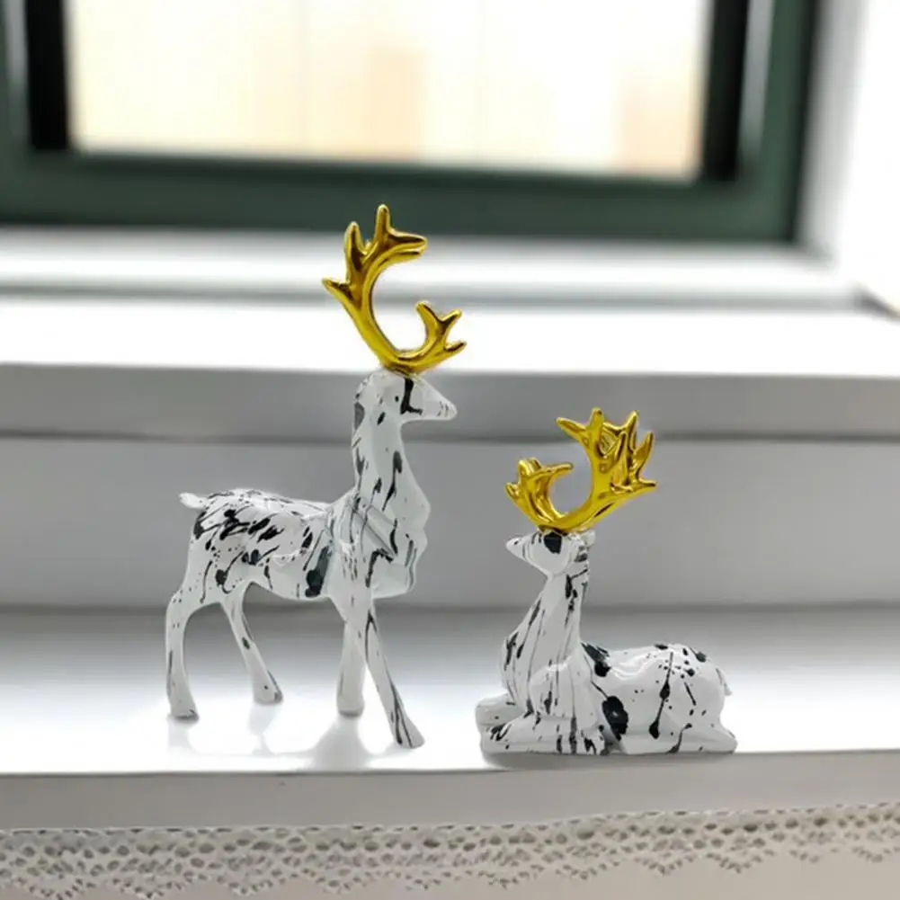 Украшение в виде оленя, набор геометрических скульптур в виде оленя для Рождественского украшения дома, миниатюрный обеденный стол для камина
Украшение в виде оленя, набор геометрических скульптур в виде оленя для Рождественского украшения дома, миниатюрный обеденный стол для камина