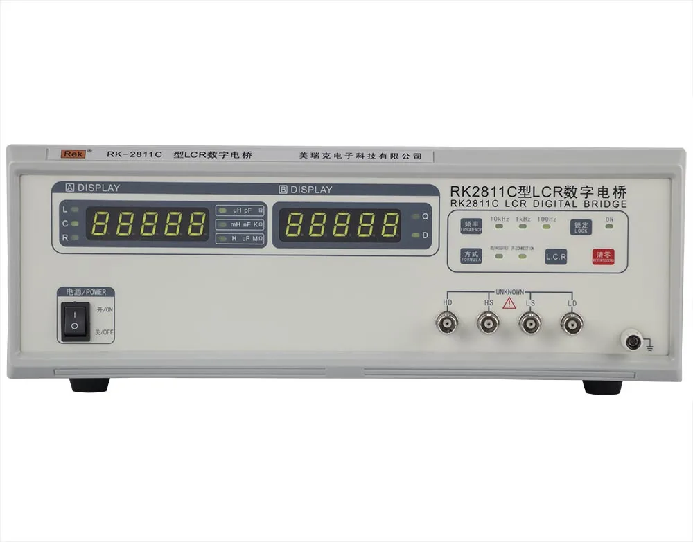 REK RK2811C High Precision Digital Fast Resistance Tester Capacitor Factory Lab Industrial Digital Display Measuring Instrument
REK RK2811C High Precision Digital Fast Resistance Tester Capacitor Factory Lab Industrial Digital Display Measuring Instrument