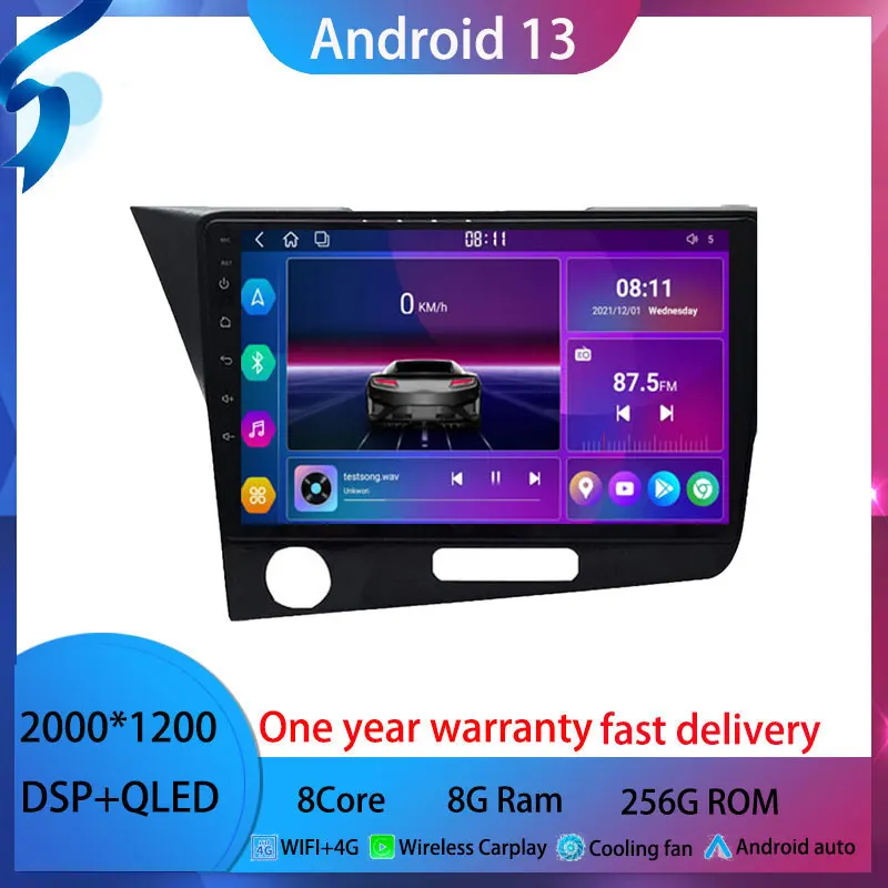 Android 13 For Honda CR-Z 1 CRZ 2010 - 2016 Car Radio Multimedia Video Player Android auto wireless adapter
Android 13 For Honda CR-Z 1 CRZ 2010 - 2016 Car Radio Multimedia Video Player Android auto wireless adapter
