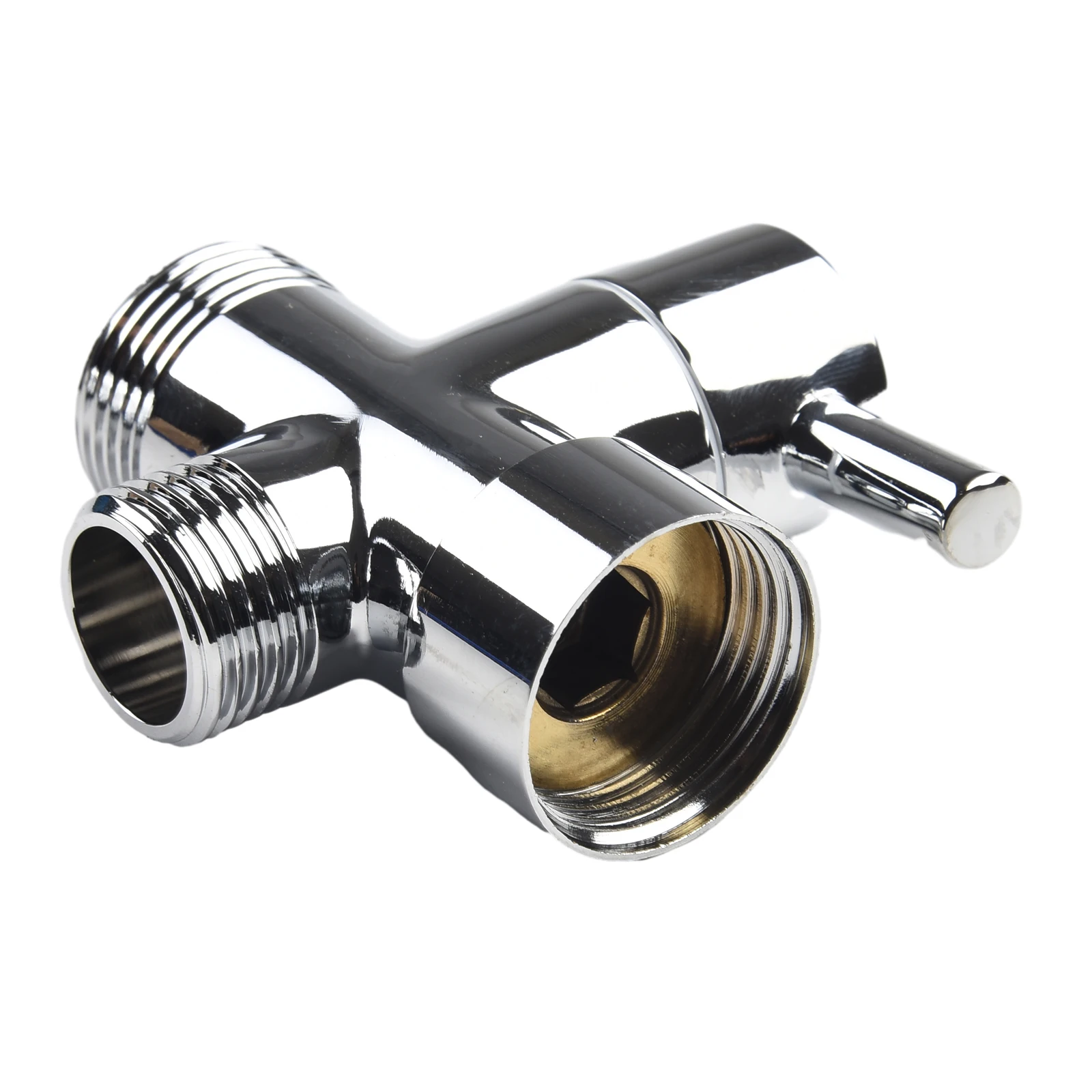 Tool Diverter Valve Part Replacement Rotating joint Shower Head T-Adapter 1/2 & 3/4" Connector Faucet Equipment
Tool Diverter Valve Part Replacement Rotating joint Shower Head T-Adapter 1/2 & 3/4" Connector Faucet Equipment