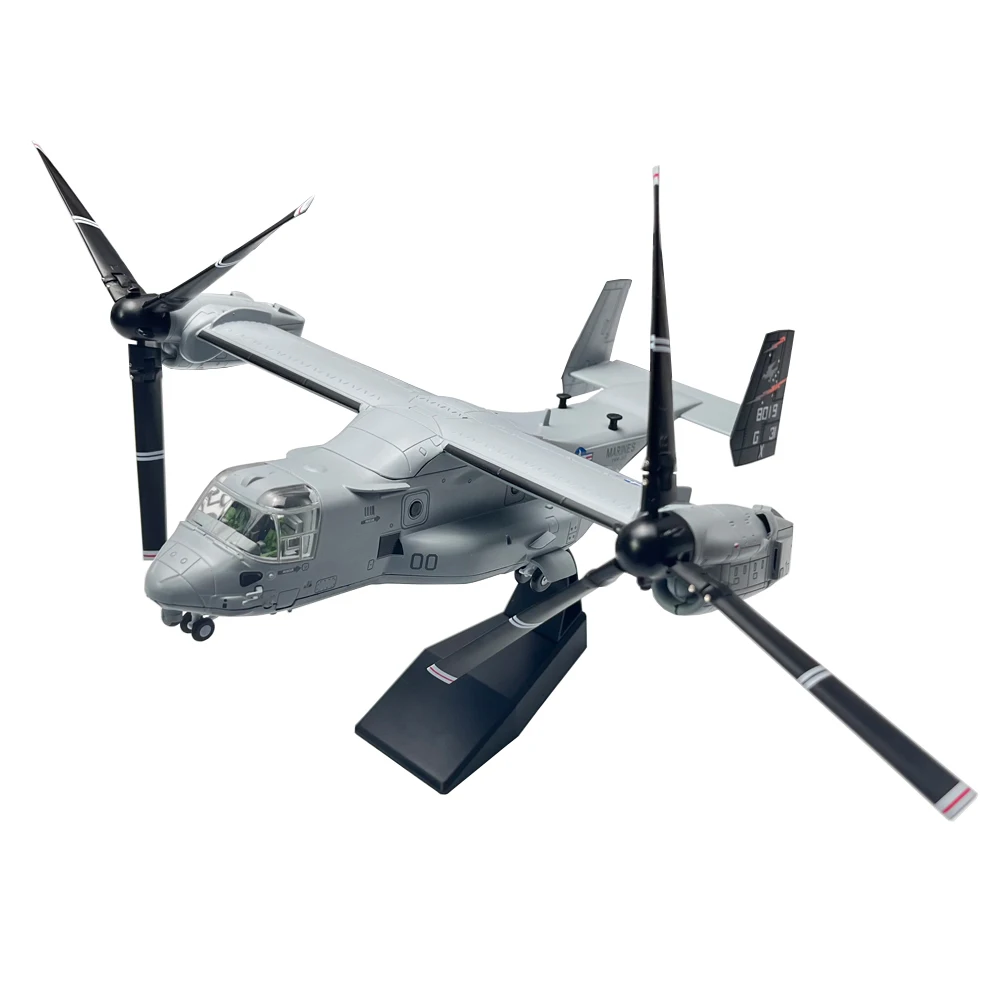 

1:72 1/72 Simulation of Variable Wing Boeing Bell V-22 V22 Osprey Transport Helicopter Amphibious Metal Plane Aircraft Model