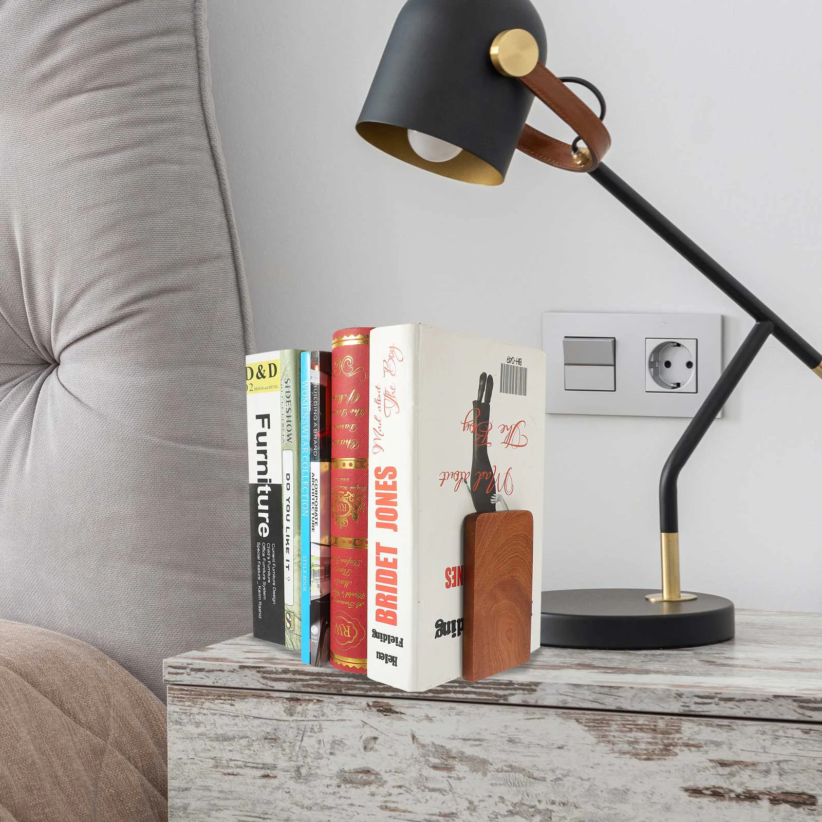 Desk Rack Storage Wooden Desktop Small Bookshelf Bookends (Sapele-Small (thickness 9mm)) Stands Office Decor
Desk Rack Storage Wooden Desktop Small Bookshelf Bookends (Sapele-Small (thickness 9mm)) Stands Office Decor