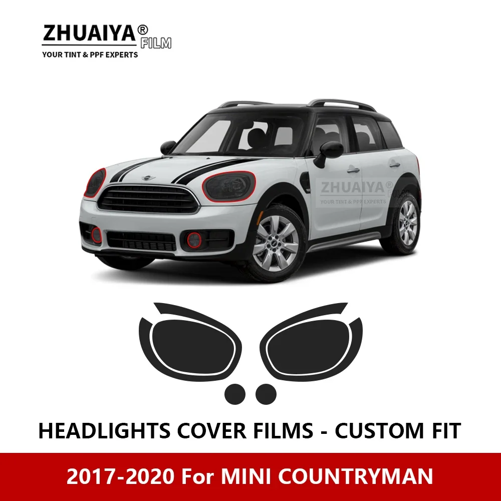 For MINI COUNTRYMAN 2017-2020 Car Exterior Headlight Anti-scratch PPF precut Protective film Repair film stickers Accessories
For MINI COUNTRYMAN 2017-2020 Car Exterior Headlight Anti-scratch PPF precut Protective film Repair film stickers Accessories