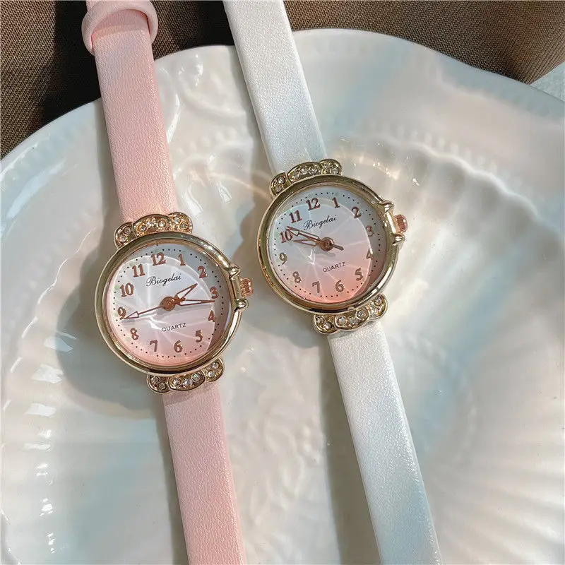 Korean Simple Pointer Type Rhinestone Quartz Watches for Children Harajuku Wind Waterproof Girl Student Watch Birthday Gift
Korean Simple Pointer Type Rhinestone Quartz Watches for Children Harajuku Wind Waterproof Girl Student Watch Birthday Gift