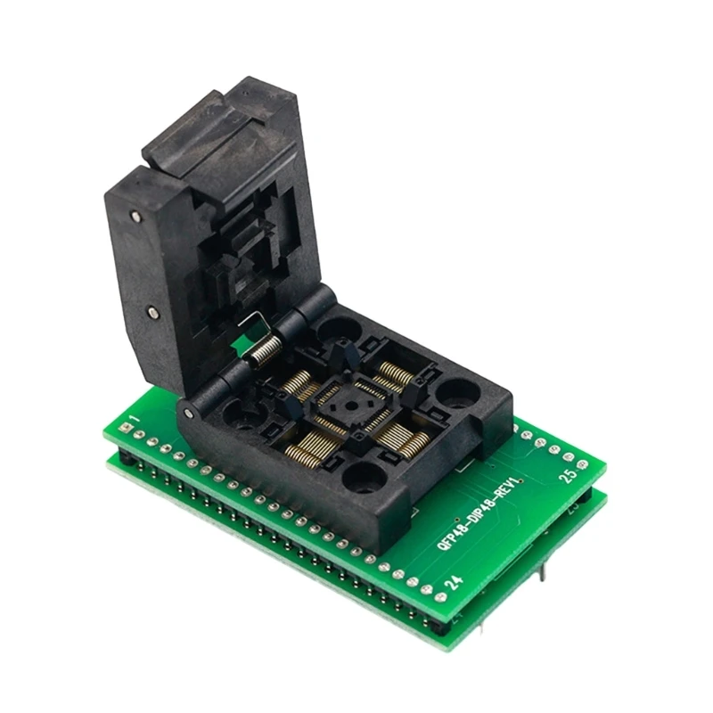 QFP48 to DIP48 Converter Socket Reliable and Convenient for Programming and Testing Socket
QFP48 to DIP48 Converter Socket Reliable and Convenient for Programming and Testing Socket