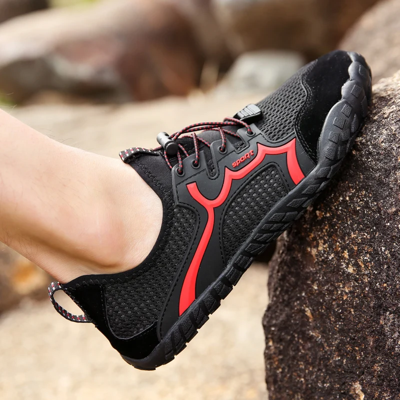 Unisex Five-Toed Couple Vacation Beach Barefoot Aqua Shoes Women's Yoga Fitness Shoes Men's Large Size Hiking Shoes 36-47#
Unisex Five-Toed Couple Vacation Beach Barefoot Aqua Shoes Women's Yoga Fitness Shoes Men's Large Size Hiking Shoes 36-47#