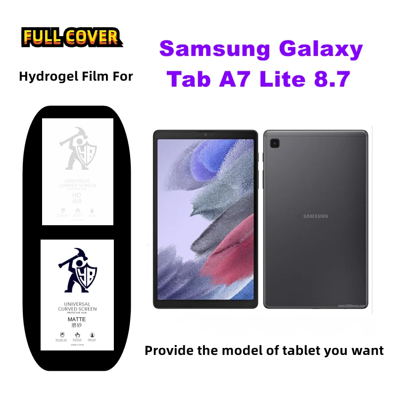 2pcs Matte Hydrogel Film For Samsung Galaxy Tab A7 Lite 8.7 Screen Protector For Galaxy Tab A7 Lite 8.7 HD Protective Film TPU
2pcs Matte Hydrogel Film For Samsung Galaxy Tab A7 Lite 8.7 Screen Protector For Galaxy Tab A7 Lite 8.7 HD Protective Film TPU