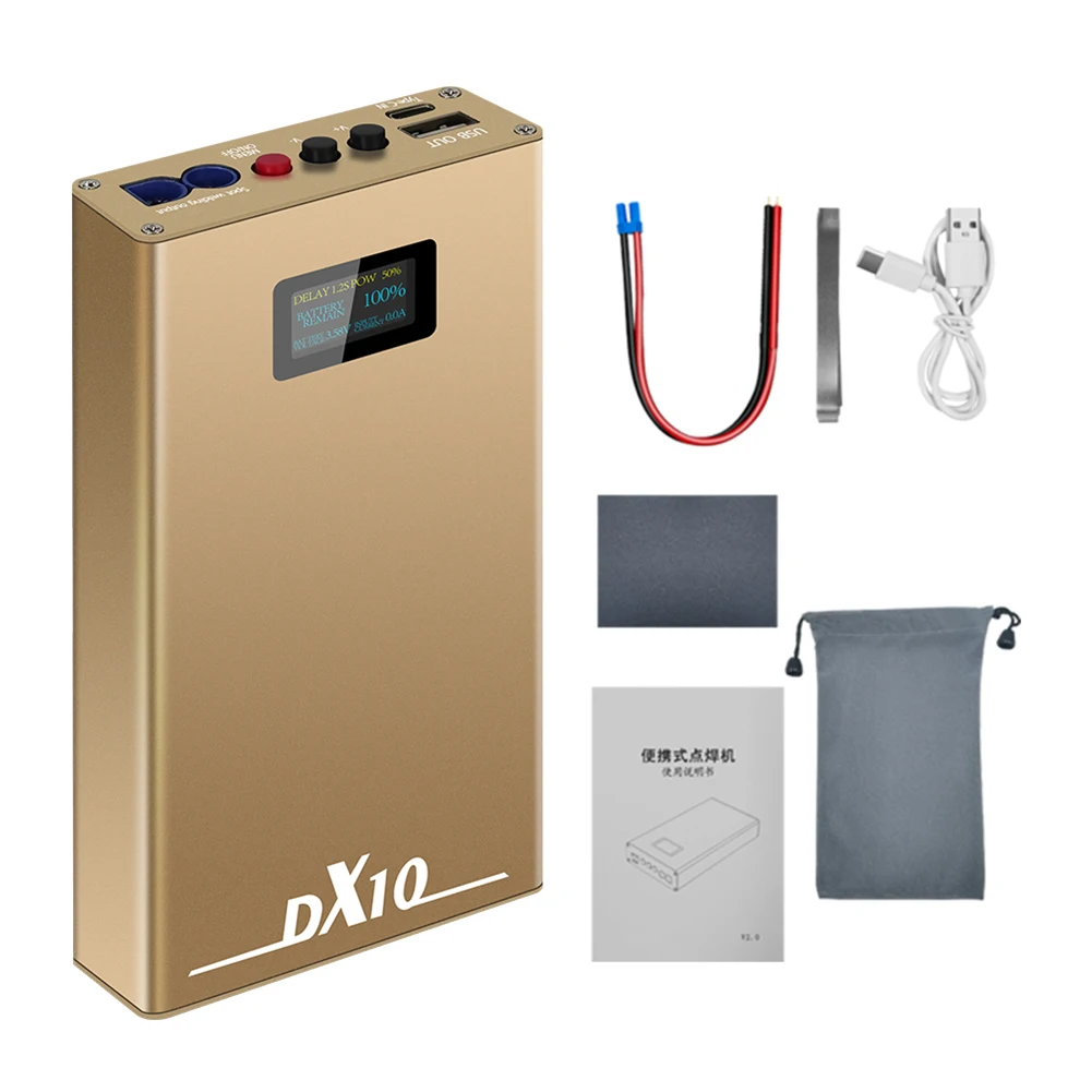 Spot Welder With OLED Display Screen 10600mAh Portable 20 Gear Power Settings & Delay Spot Welding Machine For DIY 18650 Battery
Spot Welder With OLED Display Screen 10600mAh Portable 20 Gear Power Settings & Delay Spot Welding Machine For DIY 18650 Battery