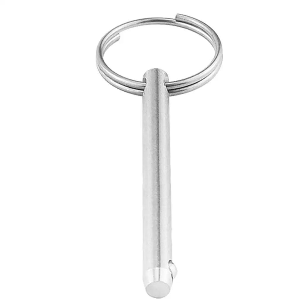 Stainless Steel Quick Release Pin Fit for Boat Top Deck Hinge -Boats Hinge Pins, Marine Hardwre, 6.3x95mm (Heavy Duty)
Stainless Steel Quick Release Pin Fit for Boat Top Deck Hinge -Boats Hinge Pins, Marine Hardwre, 6.3x95mm (Heavy Duty)