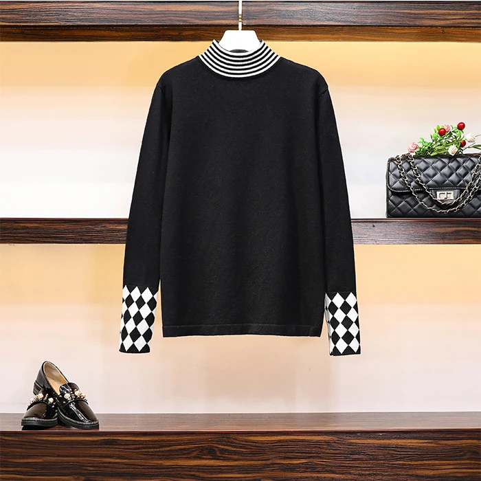 Black Plaid Loose Korean Harajuku Spring Autumn Winter Knitted Vintage Pullover Fashion Women'S Sweaters 2022 Female
Black Plaid Loose Korean Harajuku Spring Autumn Winter Knitted Vintage Pullover Fashion Women'S Sweaters 2022 Female