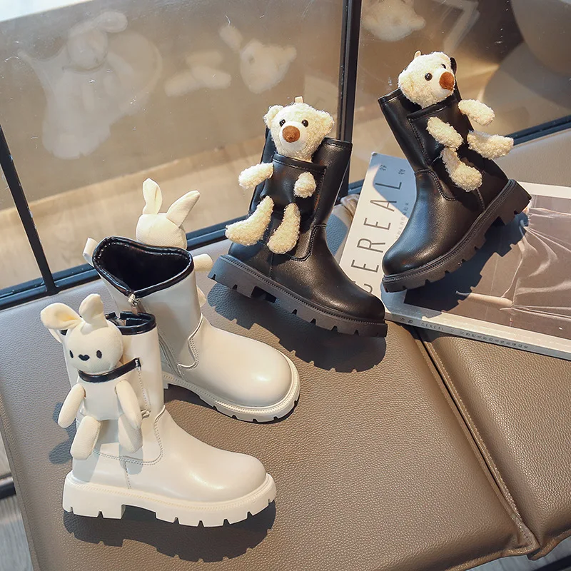 Girls Boots New Winter Fashion Little Bear Rabbit Long Boots Kids Princess Shoes Children Warm Plush Cotton Shoes Non-slip Boots
Girls Boots New Winter Fashion Little Bear Rabbit Long Boots Kids Princess Shoes Children Warm Plush Cotton Shoes Non-slip Boots