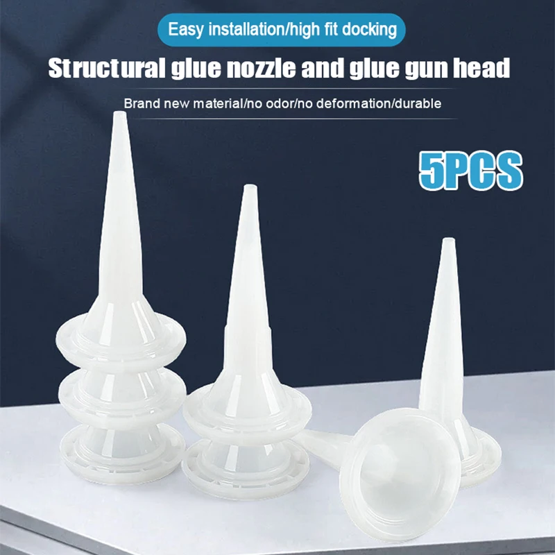 5 Pcs Universal Caulking Nozzle Structural Glue Nozzle Plastic Caulking Nozzle Tip Mouth Home Improvement Construction Tools 
5 Pcs Universal Caulking Nozzle Structural Glue Nozzle Plastic Caulking Nozzle Tip Mouth Home Improvement Construction Tools