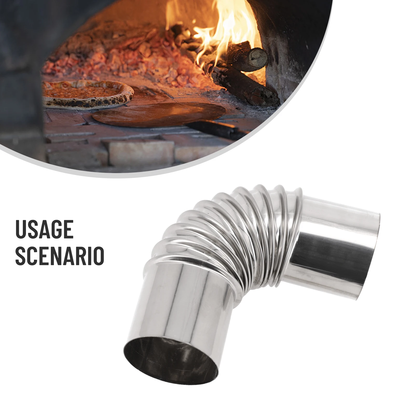 Steel Flue Pipe Stove Flue Silver Chimney Liner Flue Harsh Conditions Stainless Steel Steel Flue Stove Flue New
Steel Flue Pipe Stove Flue Silver Chimney Liner Flue Harsh Conditions Stainless Steel Steel Flue Stove Flue New