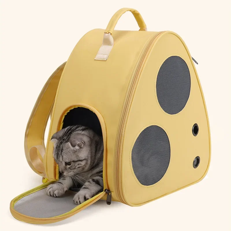 

Pet Cat Carrier Bag Portable Breathable Outdoor Backpack Cats Transparent Carrying Bags Mochila para gatos Bolsa para mascotas