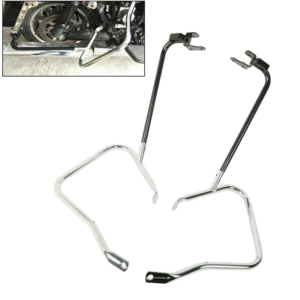 Motorcycle Saddlebag Bracket Guard Crash Bars For Harley Touring Street Electra Glide Road King FLHX CVO 2014-2022 2021 2020
Motorcycle Saddlebag Bracket Guard Crash Bars For Harley Touring Street Electra Glide Road King FLHX CVO 2014-2022 2021 2020