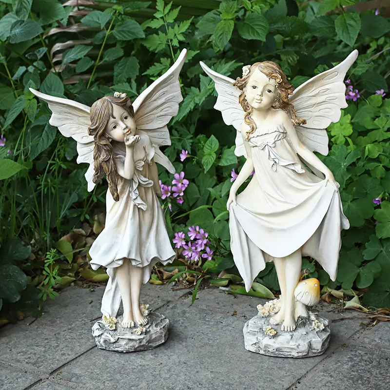 Vintage Girl Flower Fairy Garden Courtyard Decoration Outdoor Garden Creative Decoration Resin Crafts Decoration
Vintage Girl Flower Fairy Garden Courtyard Decoration Outdoor Garden Creative Decoration Resin Crafts Decoration