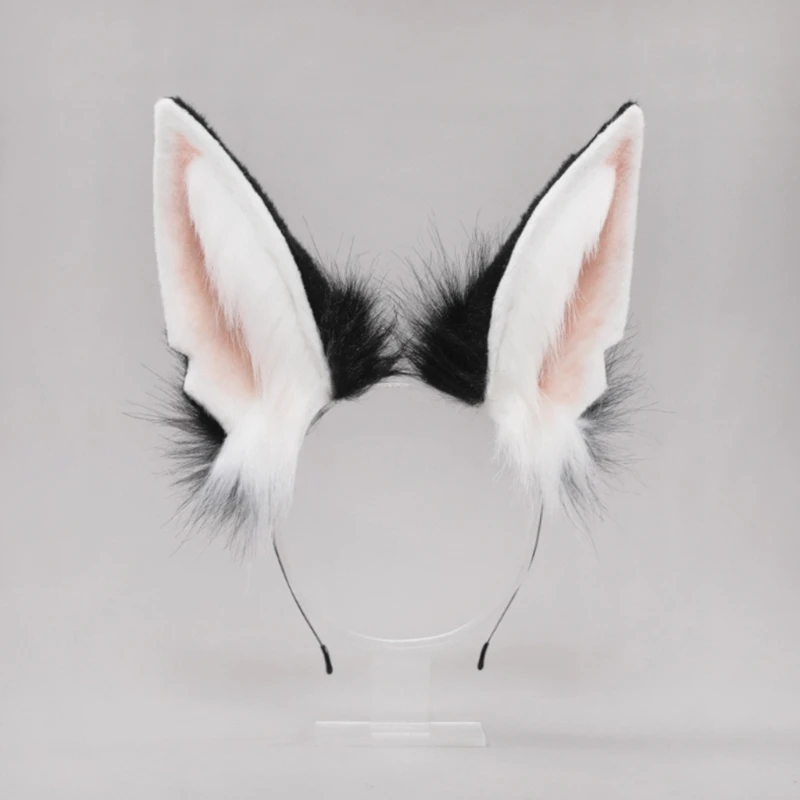 

Lolita Plush Hair Hoop Wolf Ears Headwear Furry Hairband Cute Headpiece Anime Kitty Fancy Dress Cosplay Accessories Dropship