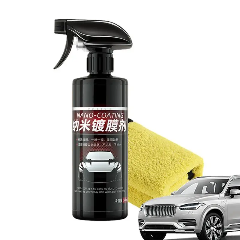 

Car Coating Kit 500ml Nano Car Shield Coating Spray High Protection Anti Fouling Car Coating Ceramic Nano Spray Fast Shine
