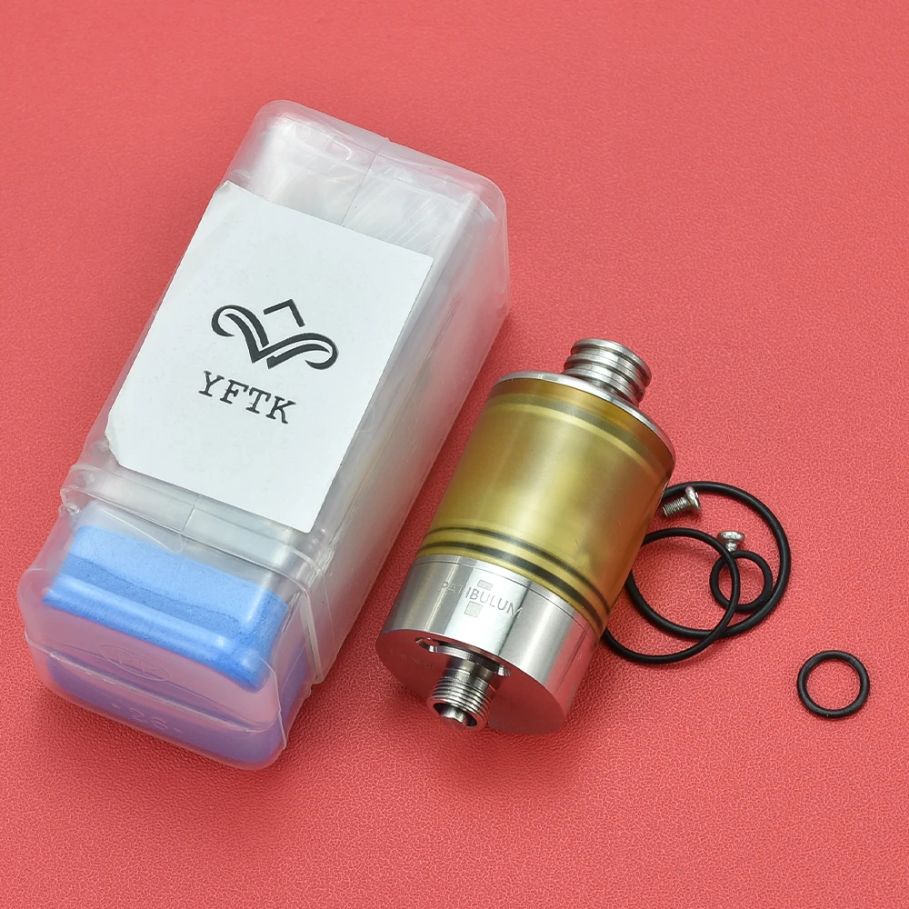 YFTK patibulum unleashed rta MTL Atomizer 22mm SS 316PEI 3.5ml single coil Airflow Rebuildable atomizer rta
YFTK patibulum unleashed rta MTL Atomizer 22mm SS 316PEI 3.5ml single coil Airflow Rebuildable atomizer rta
