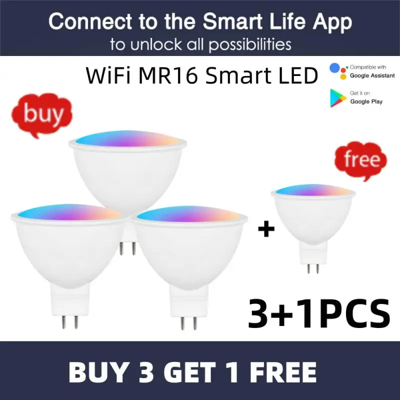 WiFi MR16 Smart LED Light Bulb 12V RGBCW Dimmable Lamp Tuya 5W Spotlighting Color Changing Smart Home
WiFi MR16 Smart LED Light Bulb 12V RGBCW Dimmable Lamp Tuya 5W Spotlighting Color Changing Smart Home