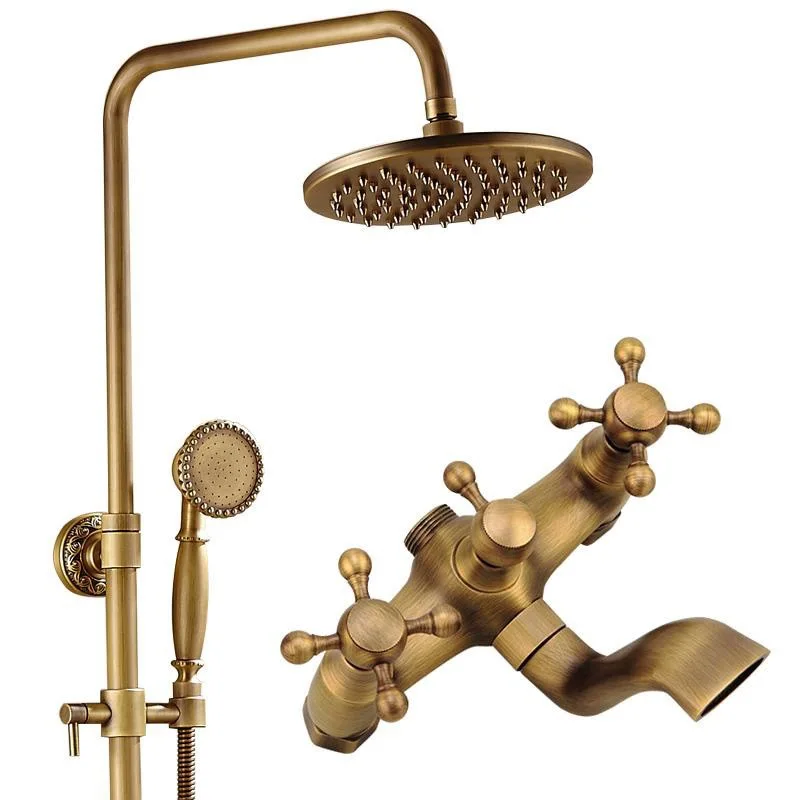 Household European Style Copper Brass antique Shower Set Antique Bathroom Shower Nozzle Lifting And Lowering Light Luxury Faucet
Household European Style Copper Brass antique Shower Set Antique Bathroom Shower Nozzle Lifting And Lowering Light Luxury Faucet