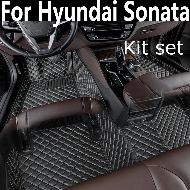 

Автомобильные напольные коврики для Hyundai Sonata YF 2014 2013 2012 2011, внутренние автозапчасти, водонепроницаемые чехлы на заказ, кожаные аксессуары для ковров