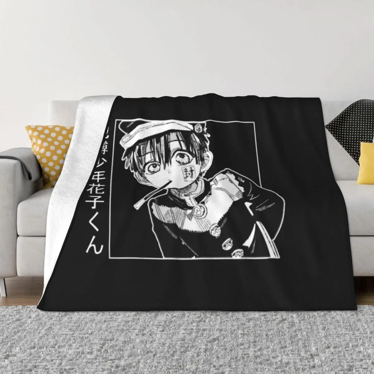 Jibaku Shounen Hanako Kun Anime Flannel Throw Blankets Yugi Amane Blankets for Home Couch Warm Bed Rug
Jibaku Shounen Hanako Kun Anime Flannel Throw Blankets Yugi Amane Blankets for Home Couch Warm Bed Rug