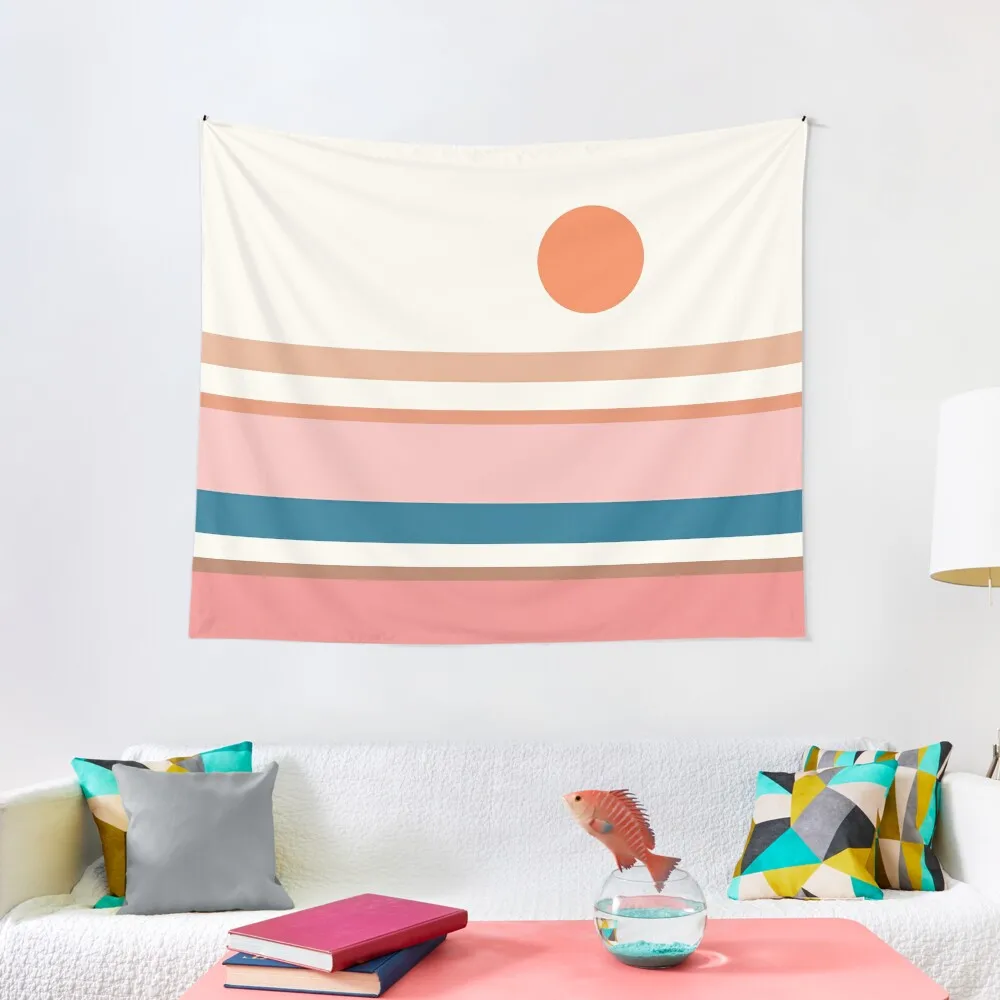 

Abstraction_SUNSET_HORIZON_VISUAL_ART Tapestry Room Decor Korean Style Room Decorating Aesthetic Decoration For Bedroom