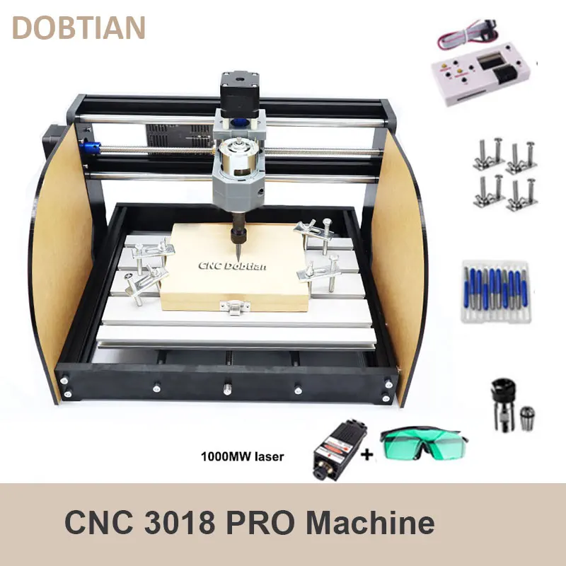 

CNC 3018 Pro Max DIY Engraving Machine Laser Engraver 3-Axis GRBL Milling Laser Wood Router PCB PVC Mini CNC3018 Crave Engraver
