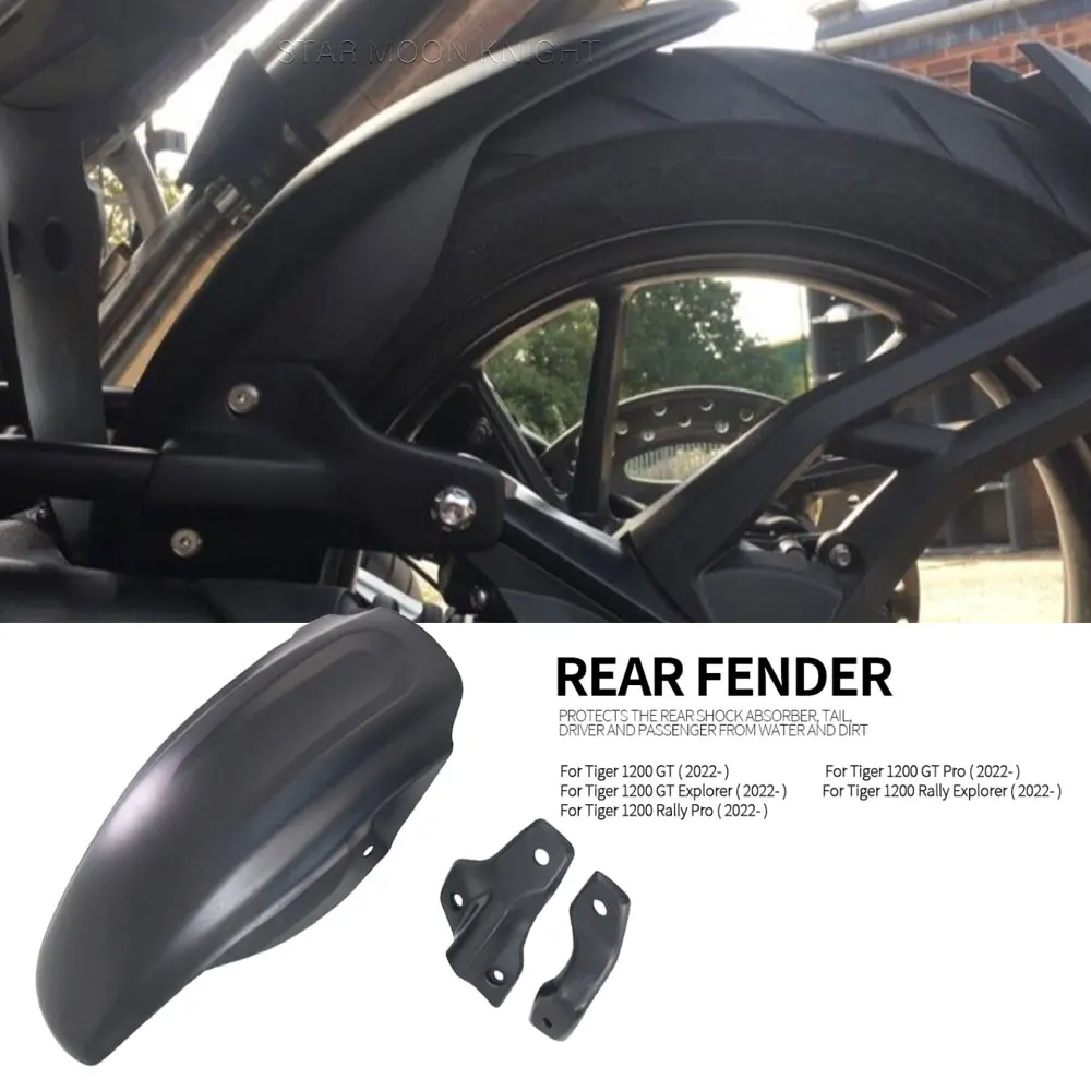 Rear Fender Hugger Mudguard Mud Splash Guard Protection Protector Cover For Tiger 1200 Tiger1200 GT Pro Rally Explorer 2022-
Rear Fender Hugger Mudguard Mud Splash Guard Protection Protector Cover For Tiger 1200 Tiger1200 GT Pro Rally Explorer 2022-