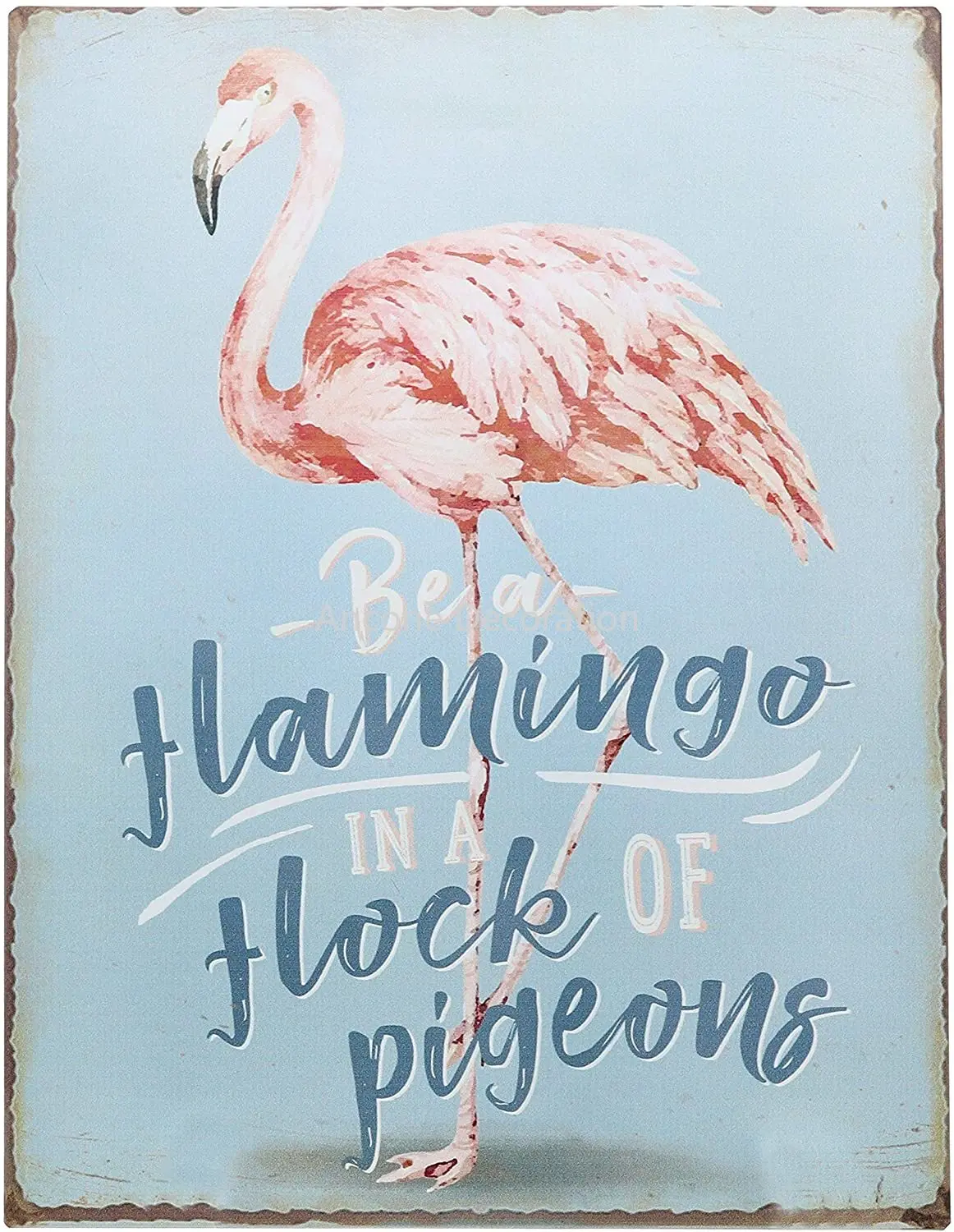 Barnyard Designs Be A Flamingo in A Flock of Pigeons Wall Art Retro Vintage Tin Bar Sign Country Home Decor
Barnyard Designs Be A Flamingo in A Flock of Pigeons Wall Art Retro Vintage Tin Bar Sign Country Home Decor