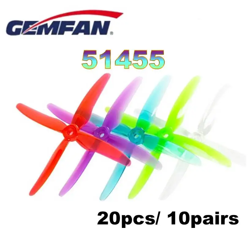 20 шт./10 пар GEMFAN 51455 Hurricane X 4 лопасти пропеллер FPV Prop 5 мм монтажное отверстие для RC FPV гоночного дрона
20 шт./10 пар GEMFAN 51455 Hurricane X 4 лопасти пропеллер FPV Prop 5 мм монтажное отверстие для RC FPV гоночного дрона
