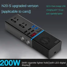 Car Inverter DC 12V to AC 220V Auto Converter Inversor USB Type C Fast Charging Charger Car Power Adapter Inverter
Car Inverter DC 12V to AC 220V Auto Converter Inversor USB Type C Fast Charging Charger Car Power Adapter Inverter