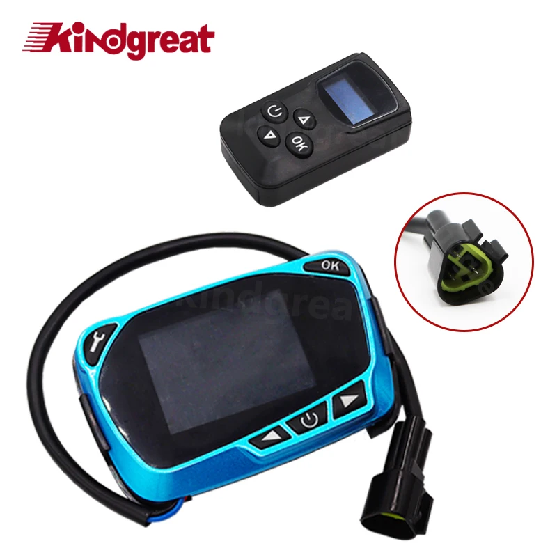 12V 24V Diesels Air Heater Remote Control + LCD Monitor Switch Car Parking Heater Controller
12V 24V Diesels Air Heater Remote Control + LCD Monitor Switch Car Parking Heater Controller