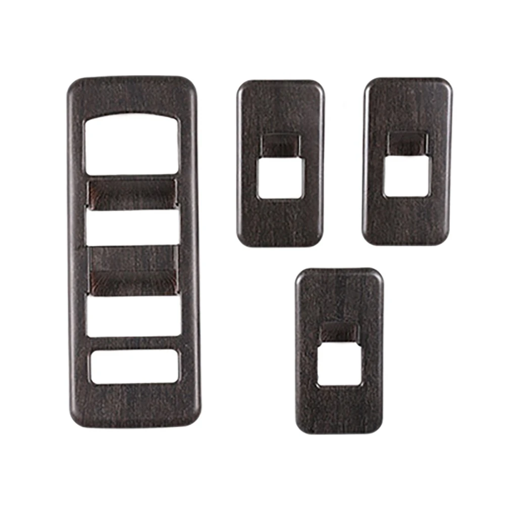 

4Pcs Replacement Parts for Land Rover Discovery 5 ABS Oak Grain Gloss Chrome Interior Door Decoration