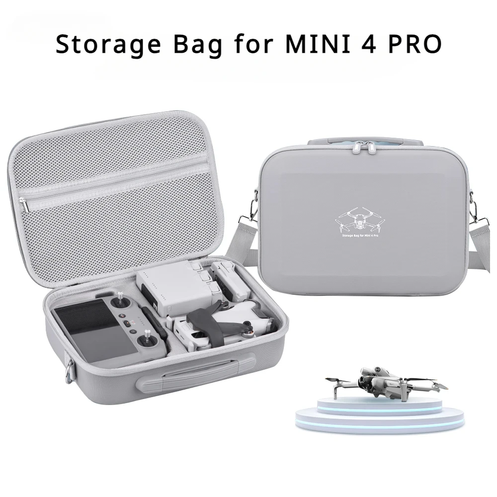 

Carrying Case for DJI Mini 4 Pro Drone Body RC 2/RC-N2 Remote Controller Protective Storage Bag Hanbag Box Portable Travel Bag