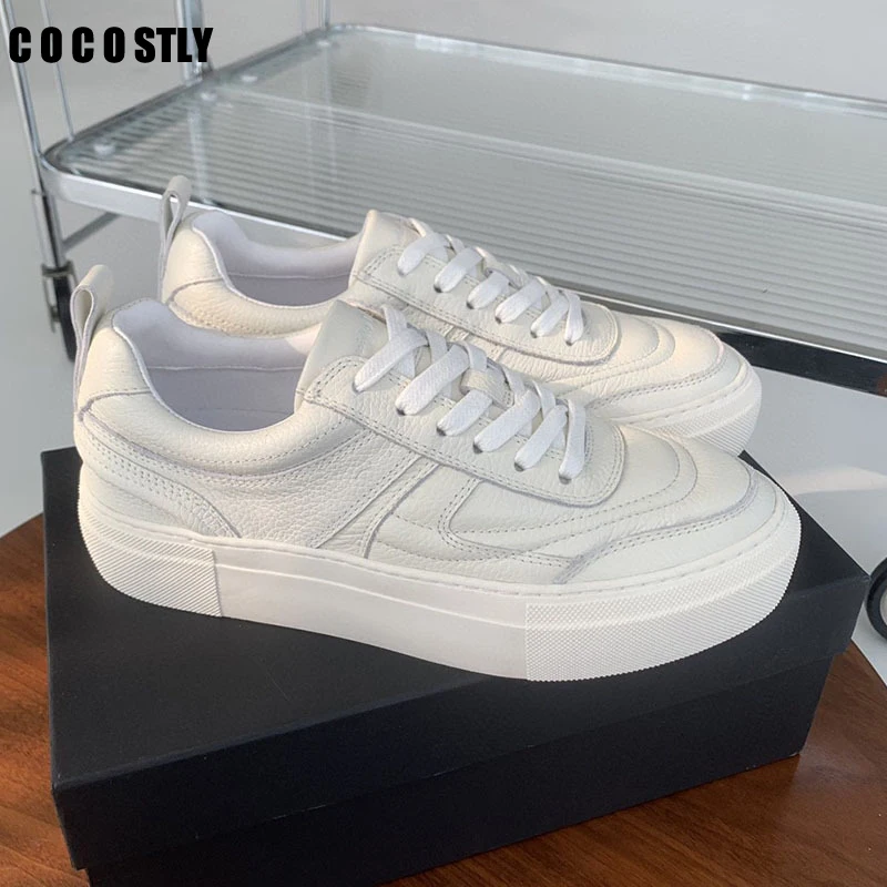 New 2023 Women Sneakers Genuine Leather Mixed Color Lace Up Chunky Heel Platform Sneakers Women Shallow Shoes
New 2023 Women Sneakers Genuine Leather Mixed Color Lace Up Chunky Heel Platform Sneakers Women Shallow Shoes