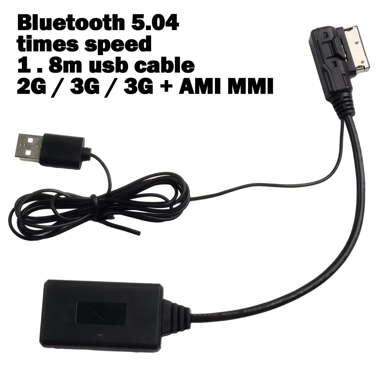 1x Wireless Audio AUX Cable Adapter Bluetooth 5.0 For MMI AMI MDI 2G 3G CD Radio Black ABS Receiver For R8 GT Spyder 2011-2012
1x Wireless Audio AUX Cable Adapter Bluetooth 5.0 For MMI AMI MDI 2G 3G CD Radio Black ABS Receiver For R8 GT Spyder 2011-2012