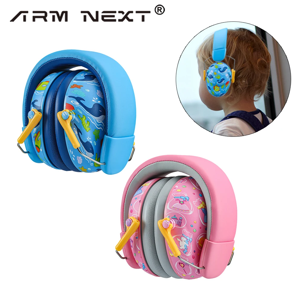 

K3 Kid Ear Protection Baby Noise Earmuffs Noise Reduction Ear Defenders earmuff for children Adjustable NRR 25db Safety ARM NEXT