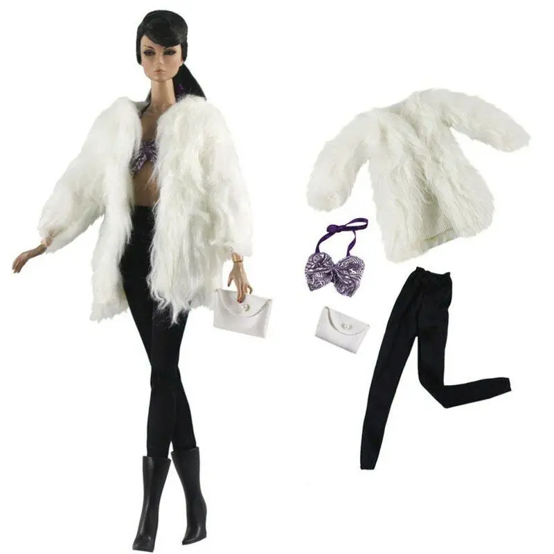 Doll Accessories Suit Fashion Clothing Fur Coat Pants 11.5 "1/6 Doll Purse Toy Accessories
Doll Accessories Suit Fashion Clothing Fur Coat Pants 11.5 "1/6 Doll Purse Toy Accessories