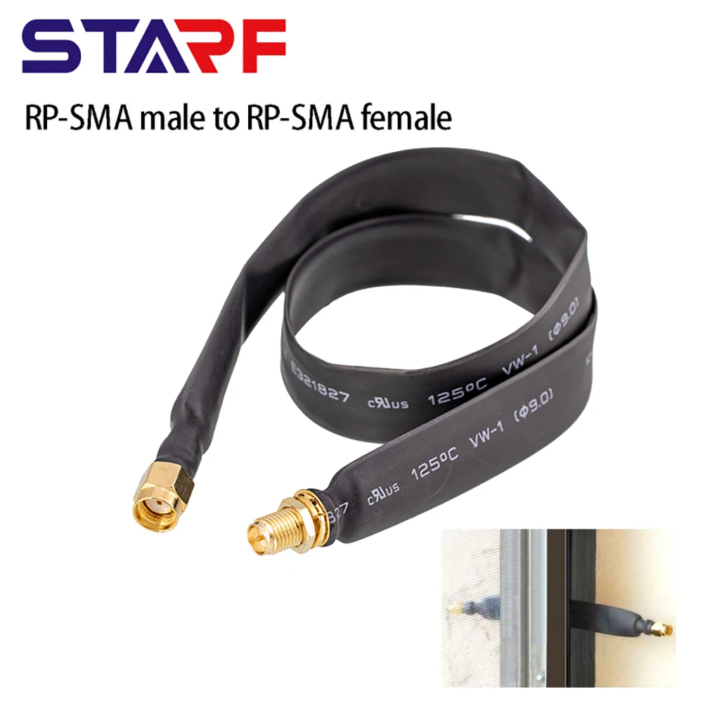 40cm Flat Coaxial Extension Pigtail RP-SMA Male To RP-SMA Female Cable For 802.11ac, 802.11n, 802.11g,802.11b WiFi Adapters
40cm Flat Coaxial Extension Pigtail RP-SMA Male To RP-SMA Female Cable For 802.11ac, 802.11n, 802.11g,802.11b WiFi Adapters