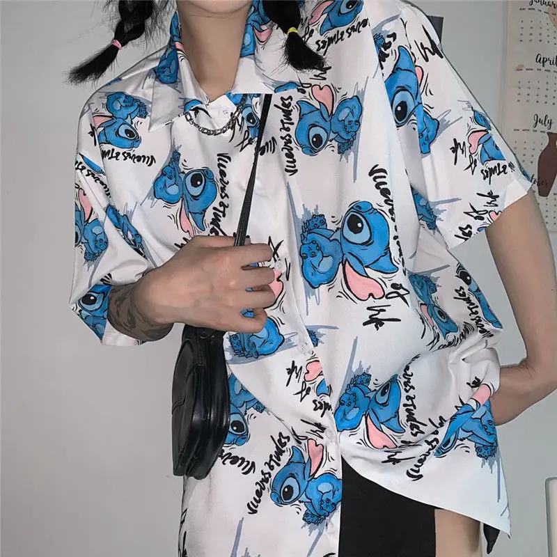 Kawaii рубашка с диснеевским стежком женская новая летняя свободная универсальная рубашка уличная рубашка в стиле хип-хоп с воротником поло мультяшная рубашка с коротким рукавом
Kawaii рубашка с диснеевским стежком женская новая летняя свободная универсальная рубашка уличная рубашка в стиле хип-хоп с воротником поло мультяшная рубашка с коротким рукавом