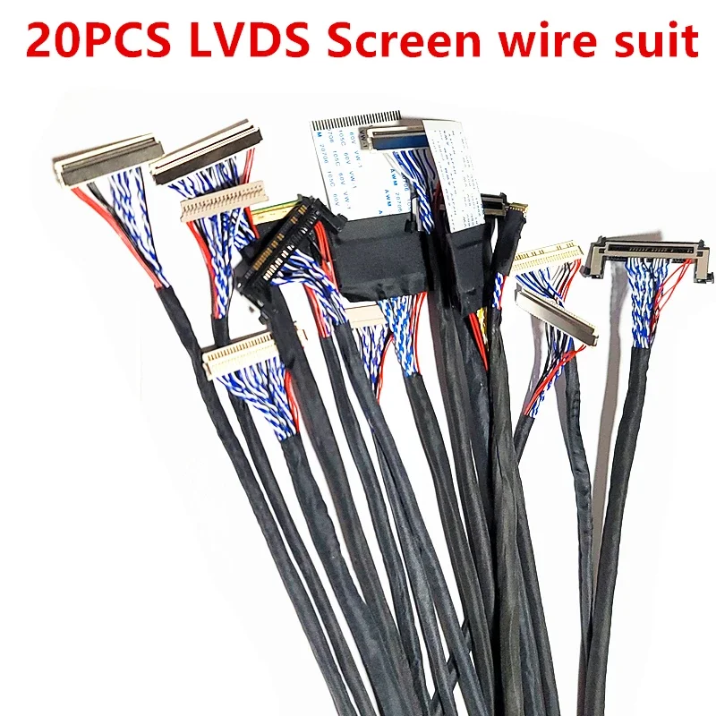 Комплект кабелей lvds 20 шт., для диагонали экрана 10-65 дюймов, 20P 30P 40P 51P LVDS FPC, обычно используется для ремонта ЖК-экрана
Комплект кабелей lvds 20 шт., для диагонали экрана 10-65 дюймов, 20P 30P 40P 51P LVDS FPC, обычно используется для ремонта ЖК-экрана