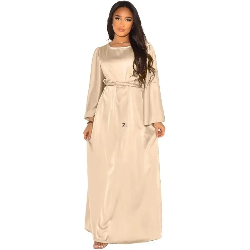 2023 African Maxi Dresses for Women Summer Elegant African Long Sleeve O-neck Solid Color Long Dress Dashiki African Clothes 
2023 African Maxi Dresses for Women Summer Elegant African Long Sleeve O-neck Solid Color Long Dress Dashiki African Clothes