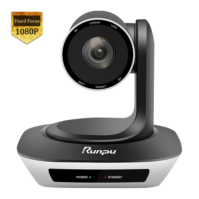 Runpu V1080 Prime Lens 120 Wide Angle 1080P USB PTZ Video Conference Camera for Small Business Meeting Room (100-400sqft)
Runpu V1080 Prime Lens 120 Wide Angle 1080P USB PTZ Video Conference Camera for Small Business Meeting Room (100-400sqft)